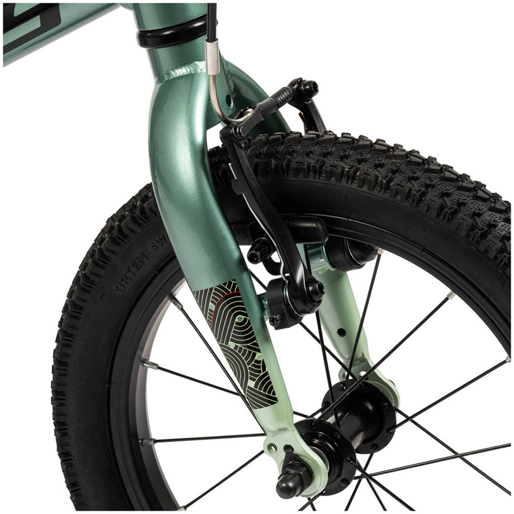 Huffy Literide Kids Single Speed 14 inch Viridian Green Bike Image 4