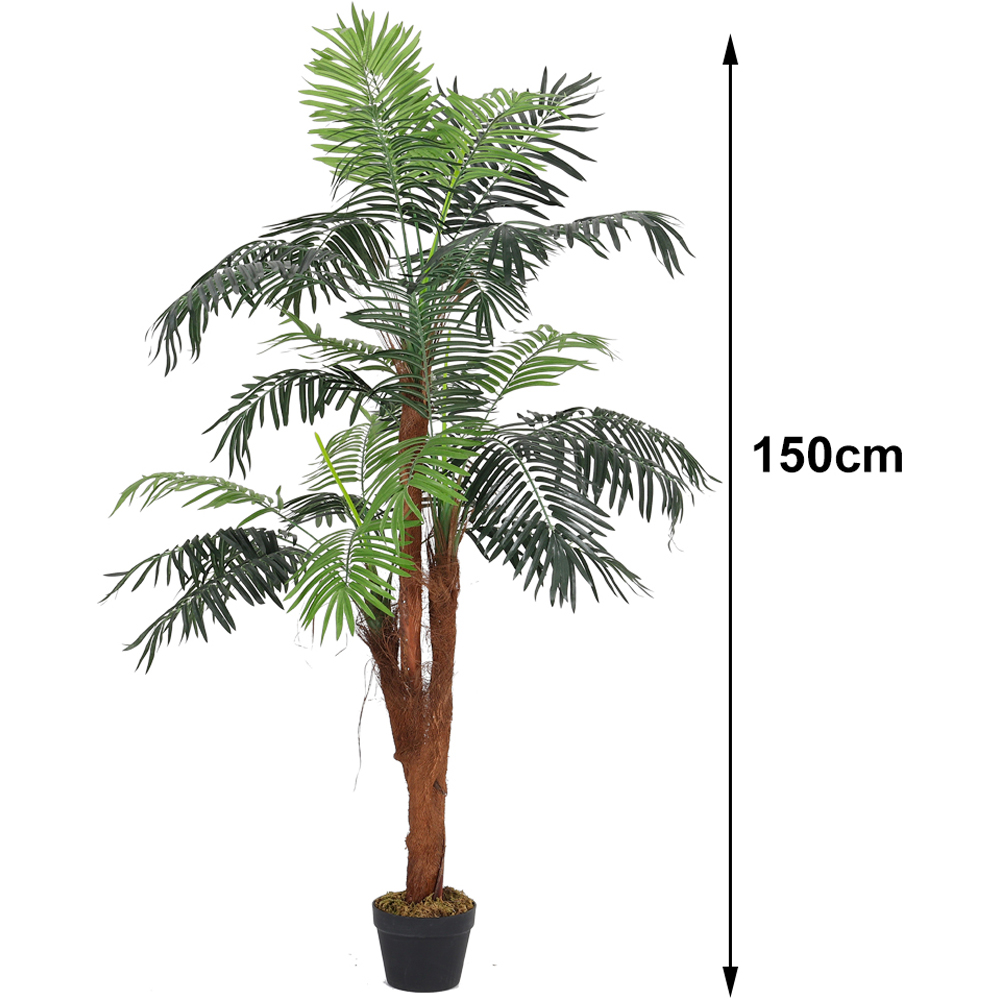 Living and Home Palm Tree Artificial Plant in Planter 150cm  Image 9