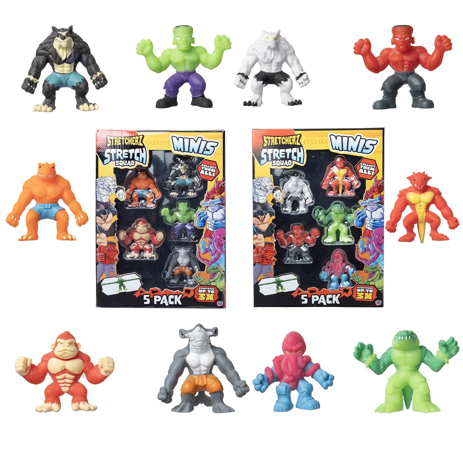 5 Pack Stretch Squad Minis - Yellow Image 5