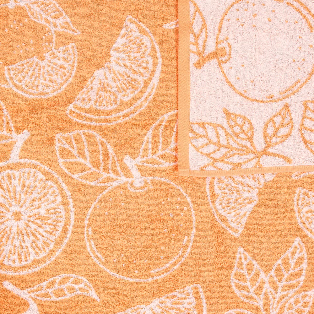 Orange Bliss Hand Towel Orange Image 3