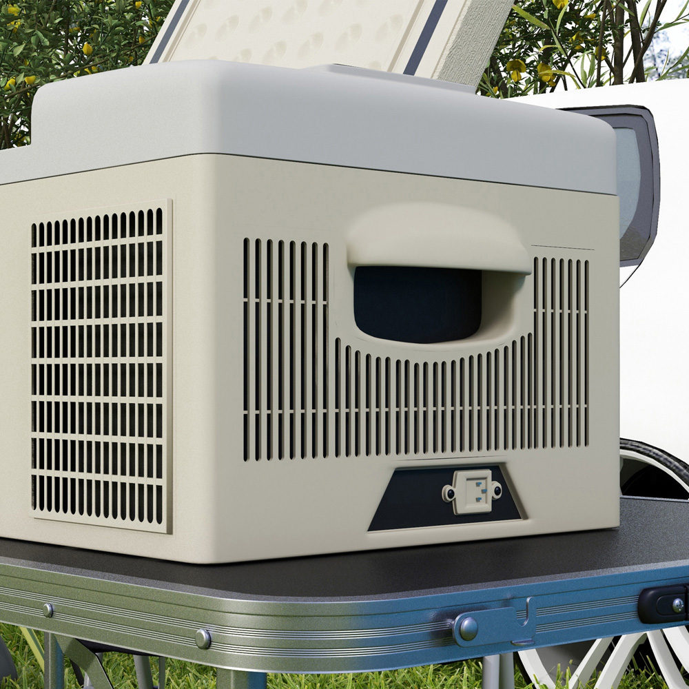 Outsunny C00-041V70KK Khaki Portable 16L Car Fridge Freezer Image 4