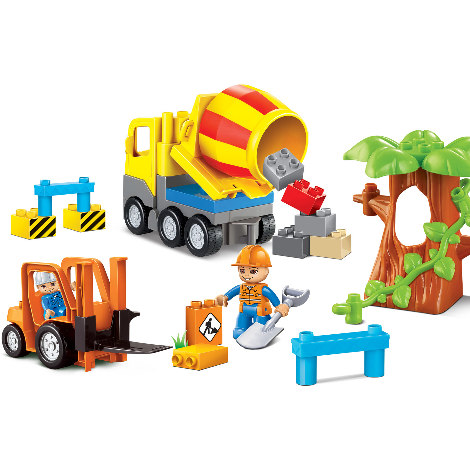 Imaginate 26 Piece Blocks Construction Site Image 1