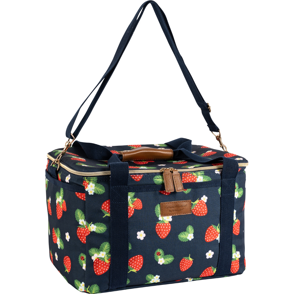 Navigate Strawberries & Cream Navy Family Cool Bag 18L Image 3