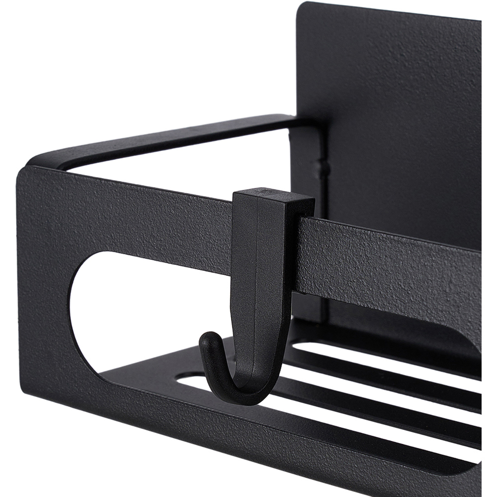 Living and Home 2-Piece Small Black Magnetic Storage Rack Set Image 5