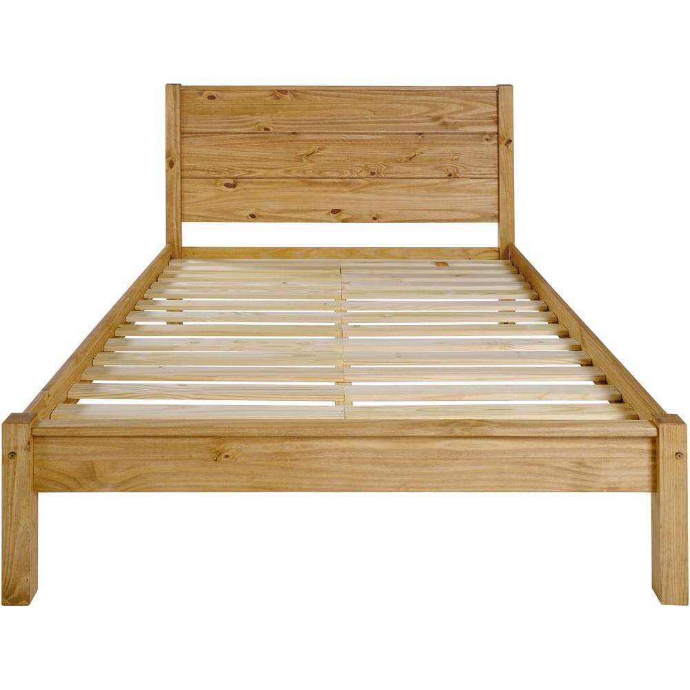 Seconique Barton King Size Waxed Pine Bed Image 4