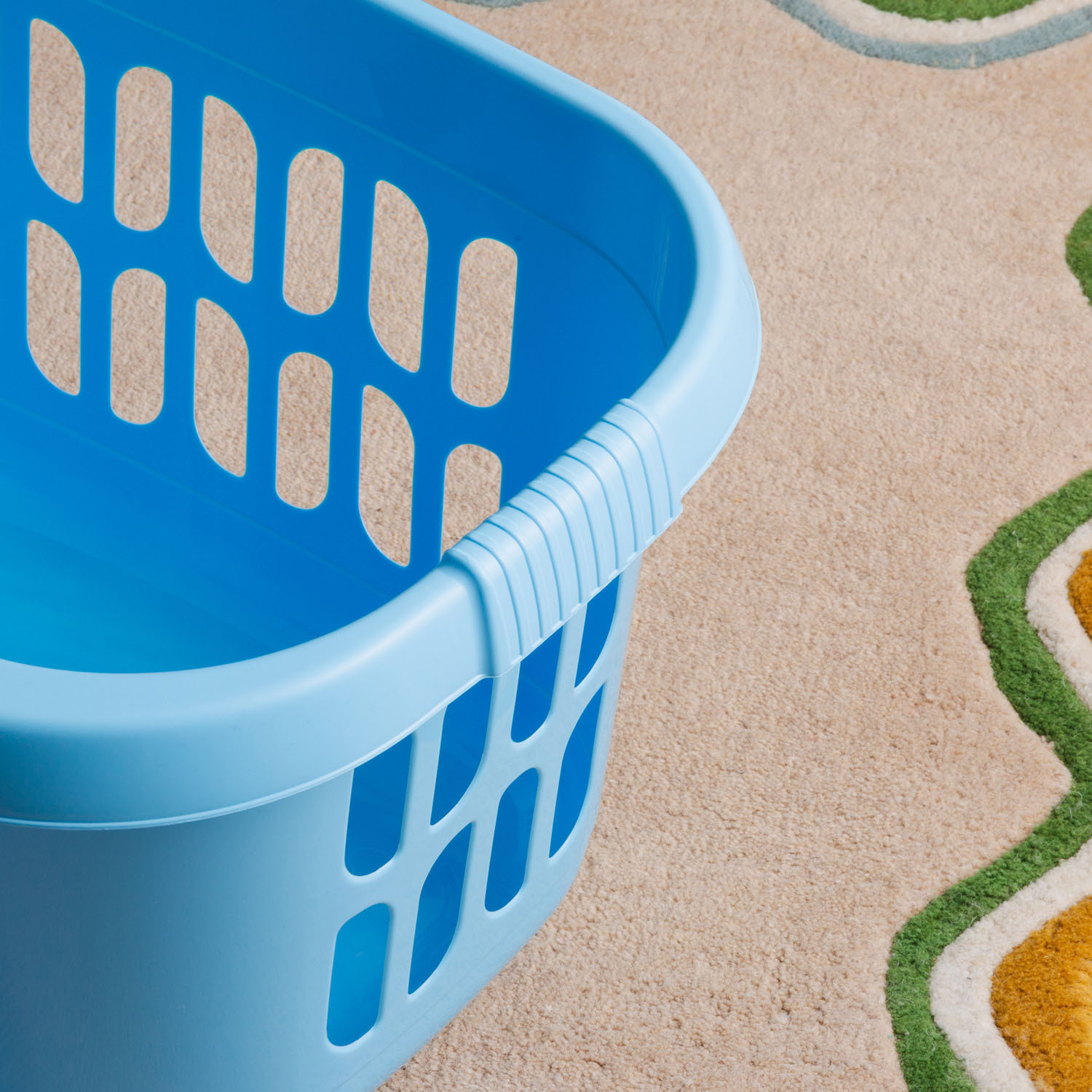 Wham Hipster Ventilated Laundry Basket Blue Image 5