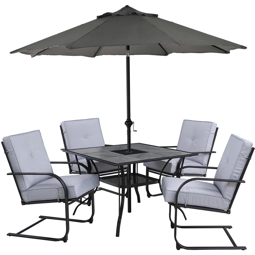 Monte Carlo 4 Seater Spring Rocker Set Image 2
