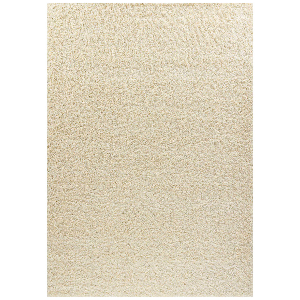 Desire Rugs Oxford Ivory Plain Shaggy Rug 200 x 290cm Image 1