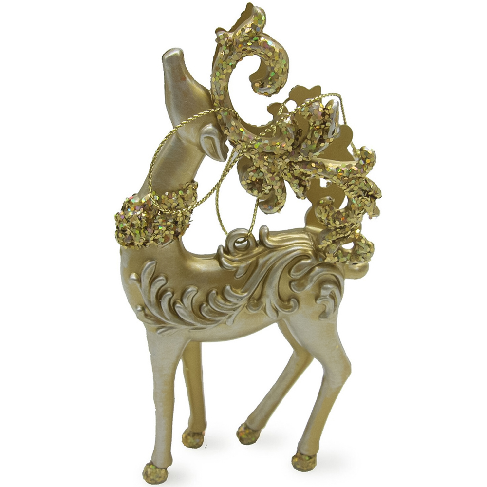 Antique Gold Reindeer Gold Image 4