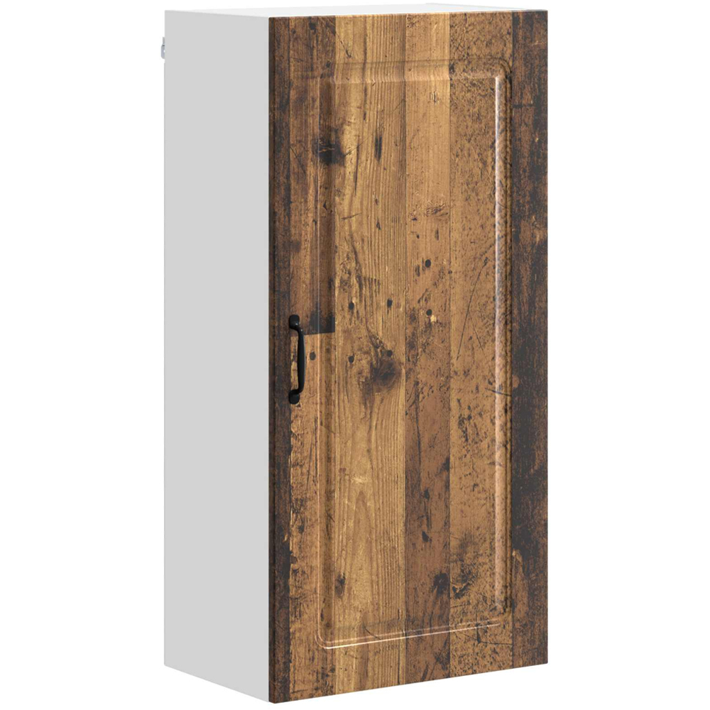 vidaXL Single Door Old Wood Kitchen Wall Cabinet Image 2