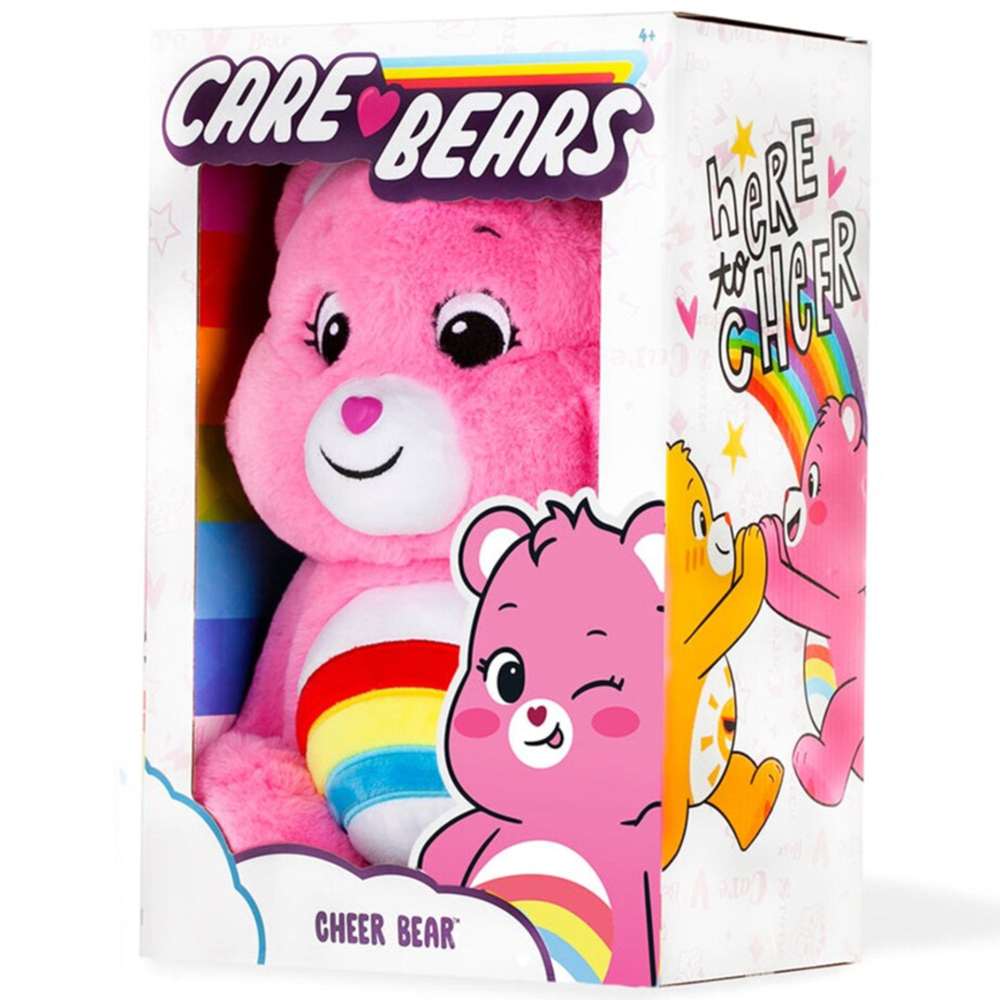 Basic Fun Care Bears Pink Medium Plush Cheer Bear Soft Toy 35cm Image 2