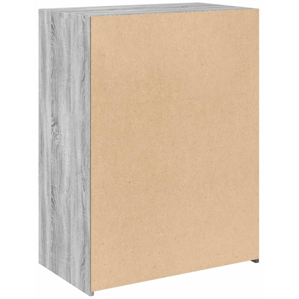 vidaXL 3 Shelf Grey Sonoma Sideboard Image 6