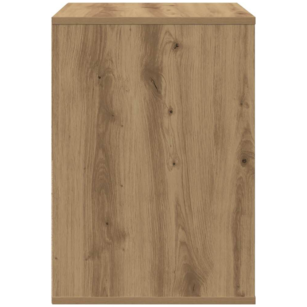 vidaXL 3 Drawer Artisan Oak Engineered Wood Chest of Drawers Image 3