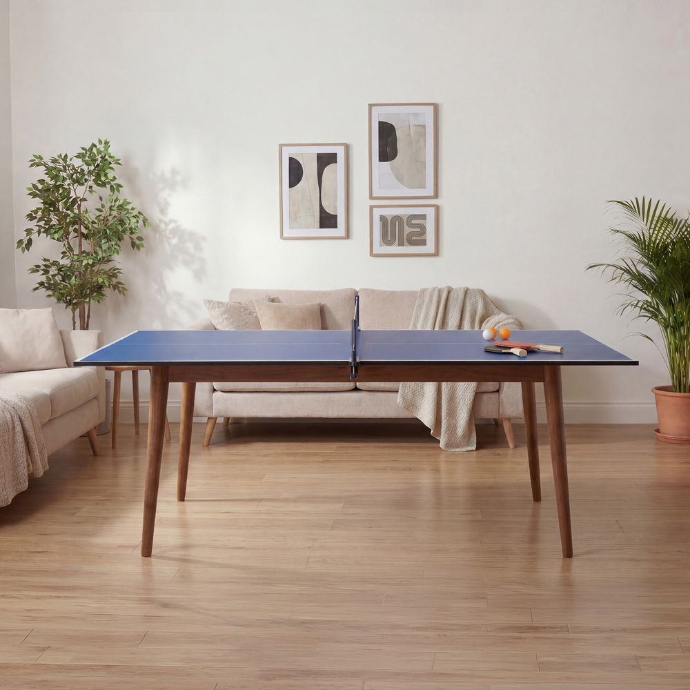 Charles Bentley Blue Table Tennis Table Top 6ft Image 5