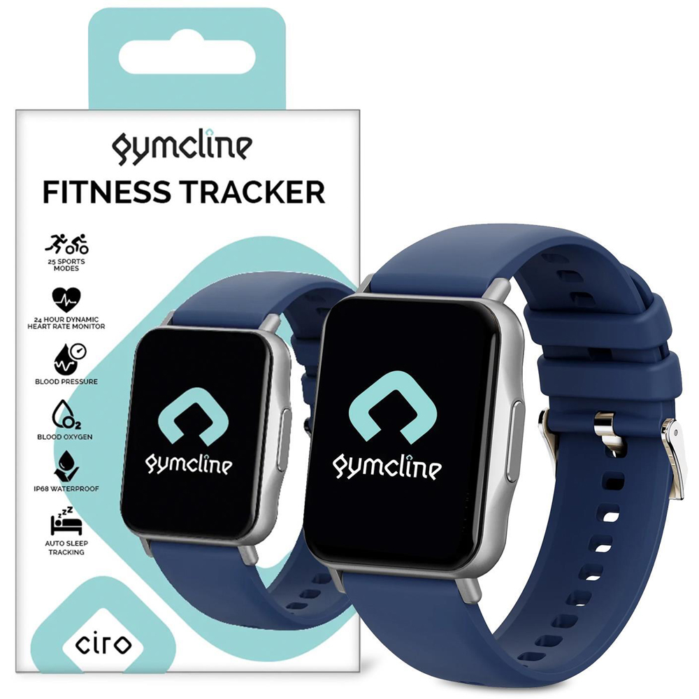 Gymcline Ciro Navy Fitness Tracker with 25 Sports Modes Image 7