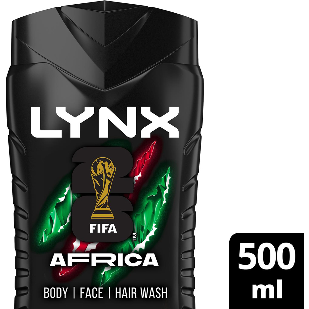 Lynx Africa Shower Gel 500ml and XL Antiperspirant Spray 250ml Bundle Image 4