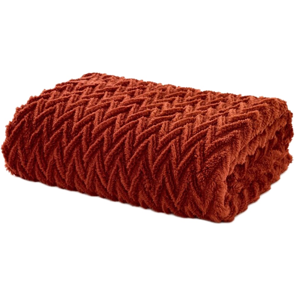 Deyongs Tadcaster Paprika Throw 140 x 180cm Image 1