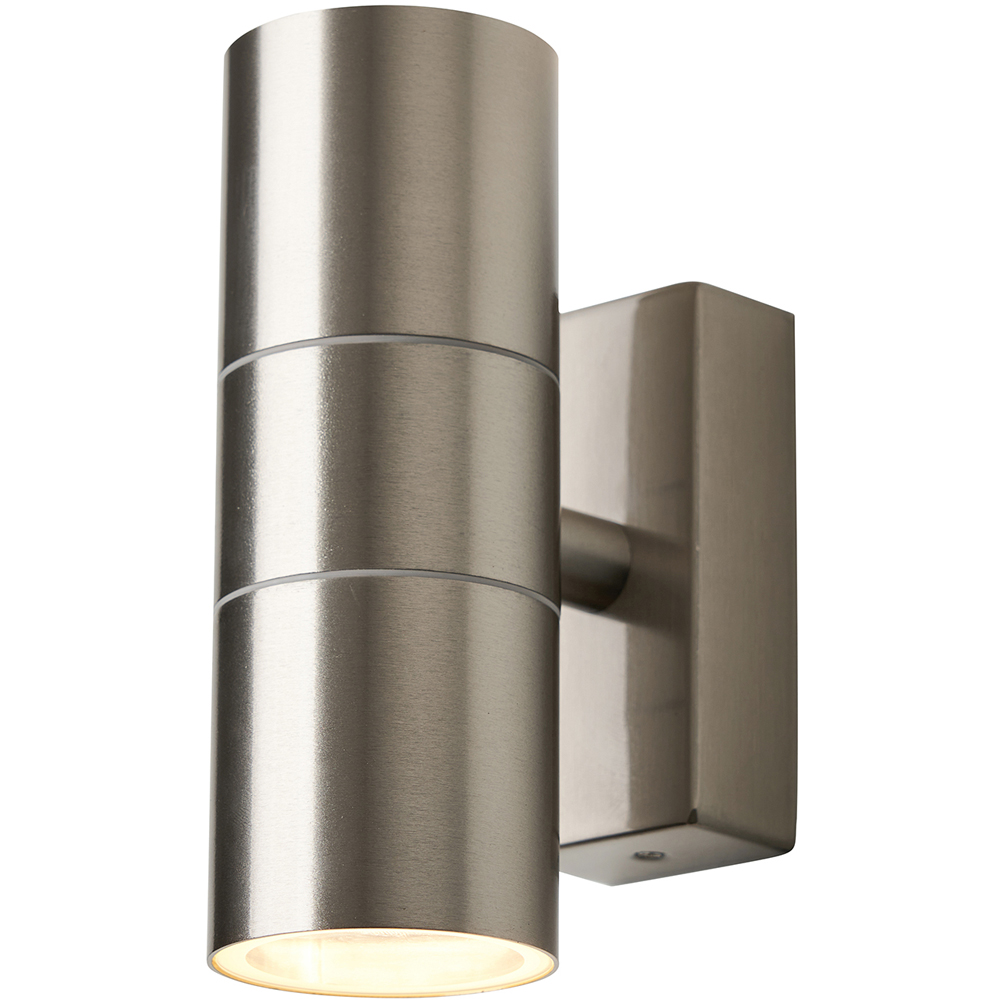 Zink Luna 2 Light Stainless Steel Up and Down Wall Light Image 3