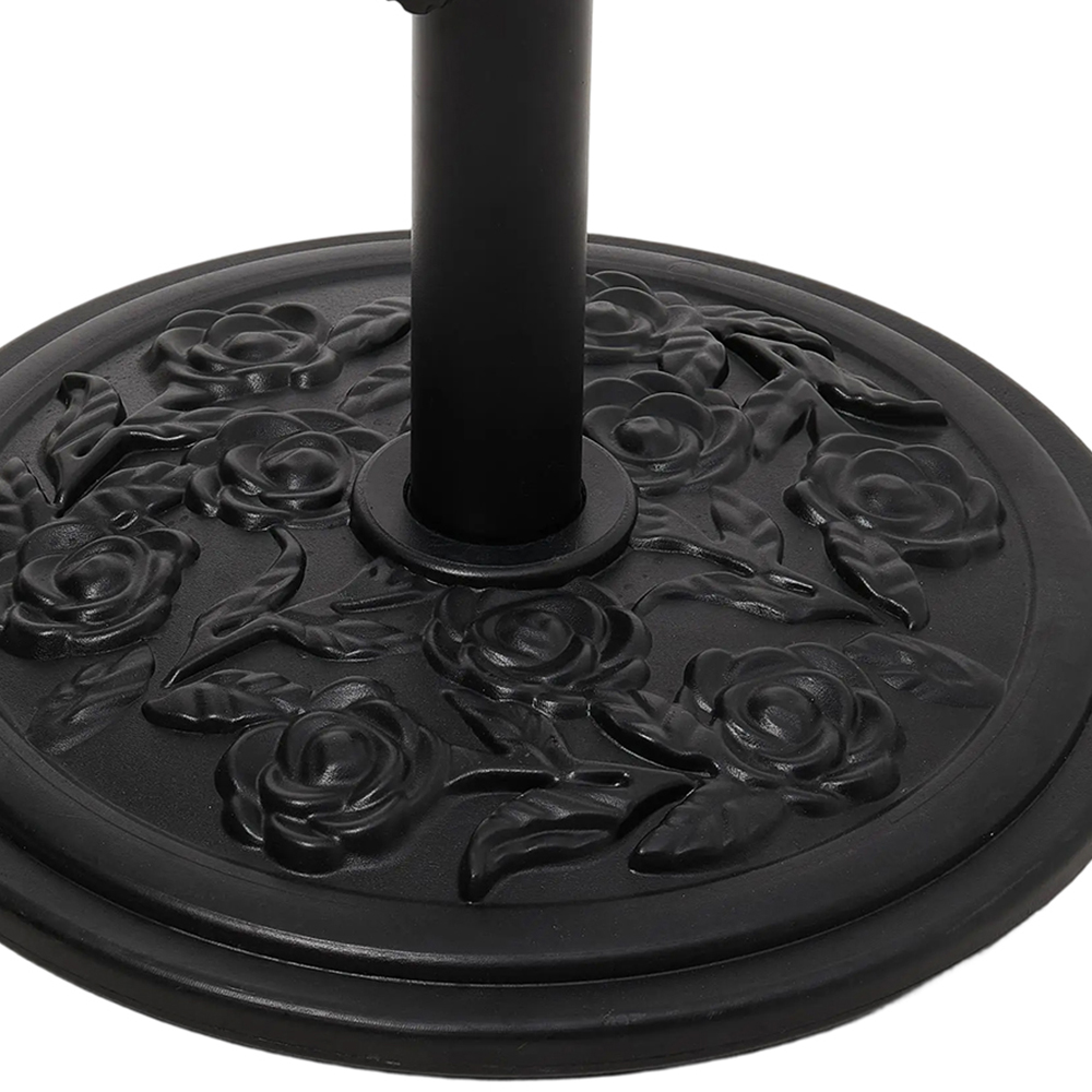 Living and Home Rose Pattern Heavy Duty Round Umbrella Base 25kg Image 5
