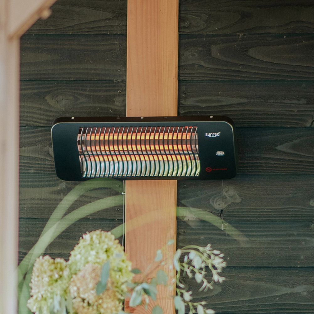Sunred Lugo Grey Quartz Wall Patio Heater 2000W Image 8