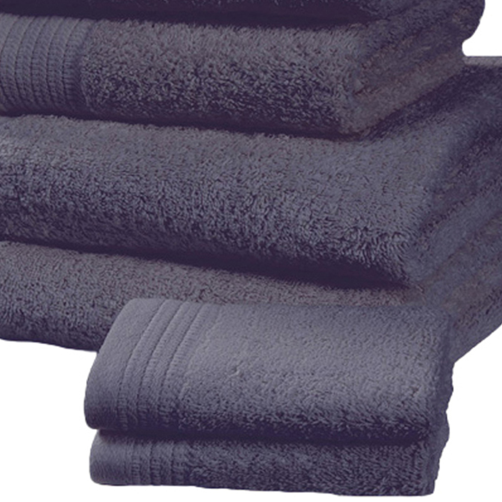 Rapport Home Chatsworth Super Soft 600gsm Combed Cotton Blue Bath Towel Image 3