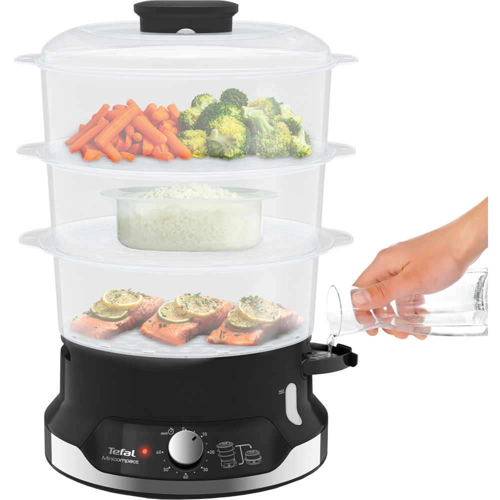 Tefal Ultracompact 3 Tier Steam Cooker Image 4