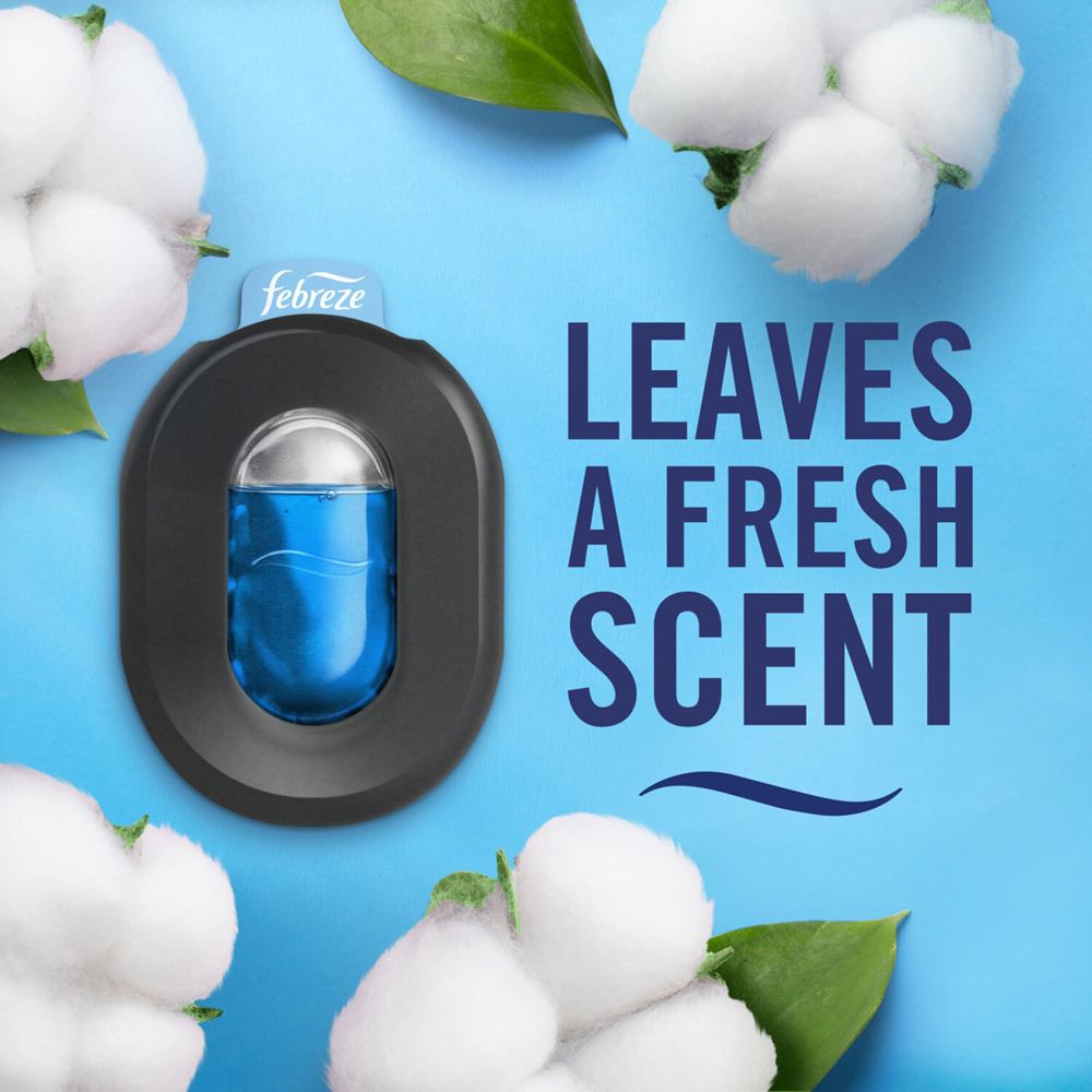 Febreze Bin Freshener Starter Kit Cotton Fresh Image 7