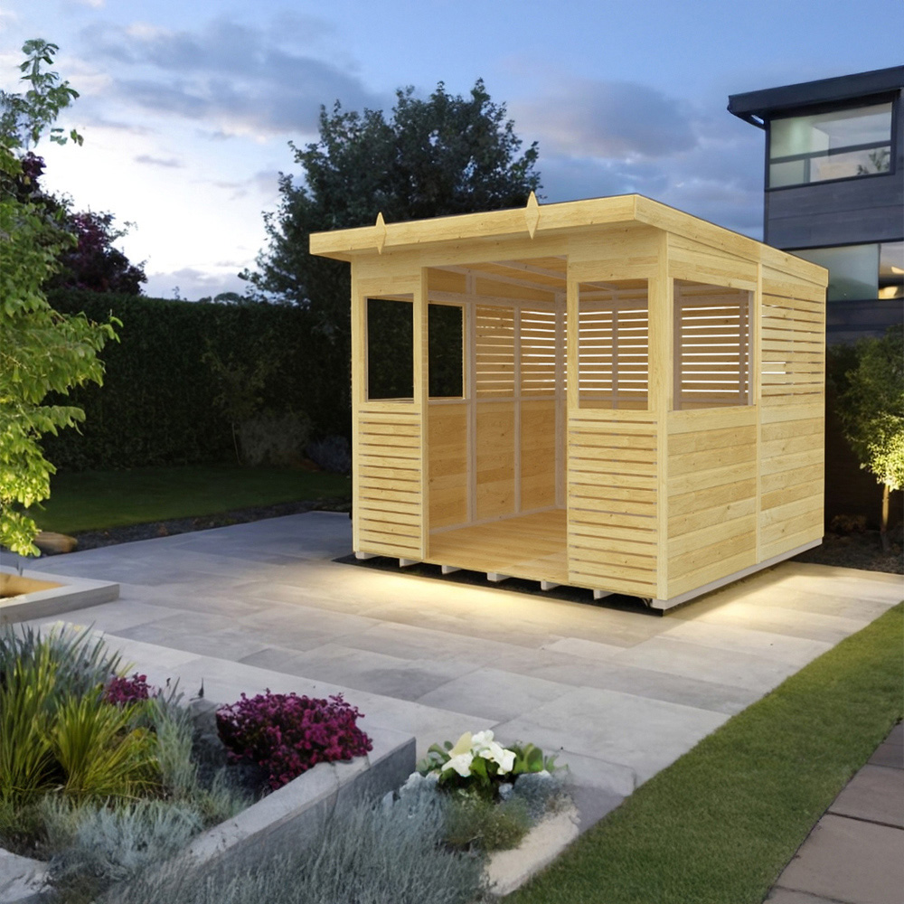 DIY Sheds 8 x 8ft Pressure Treated Tongue and Groove Timber Outdoor Kitchen Shelter Image 5