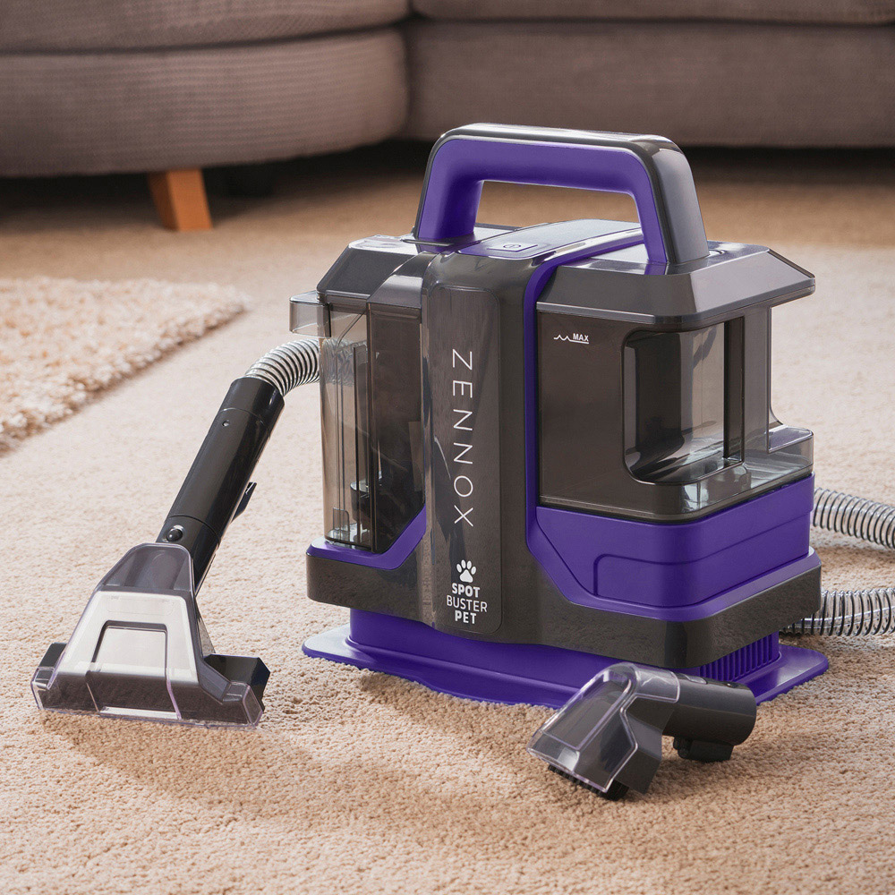 Zennox Spot Buster Portable Pet Carpet & Upholstery Cleaner with Removable Ceramic Pot Bowl Image 2