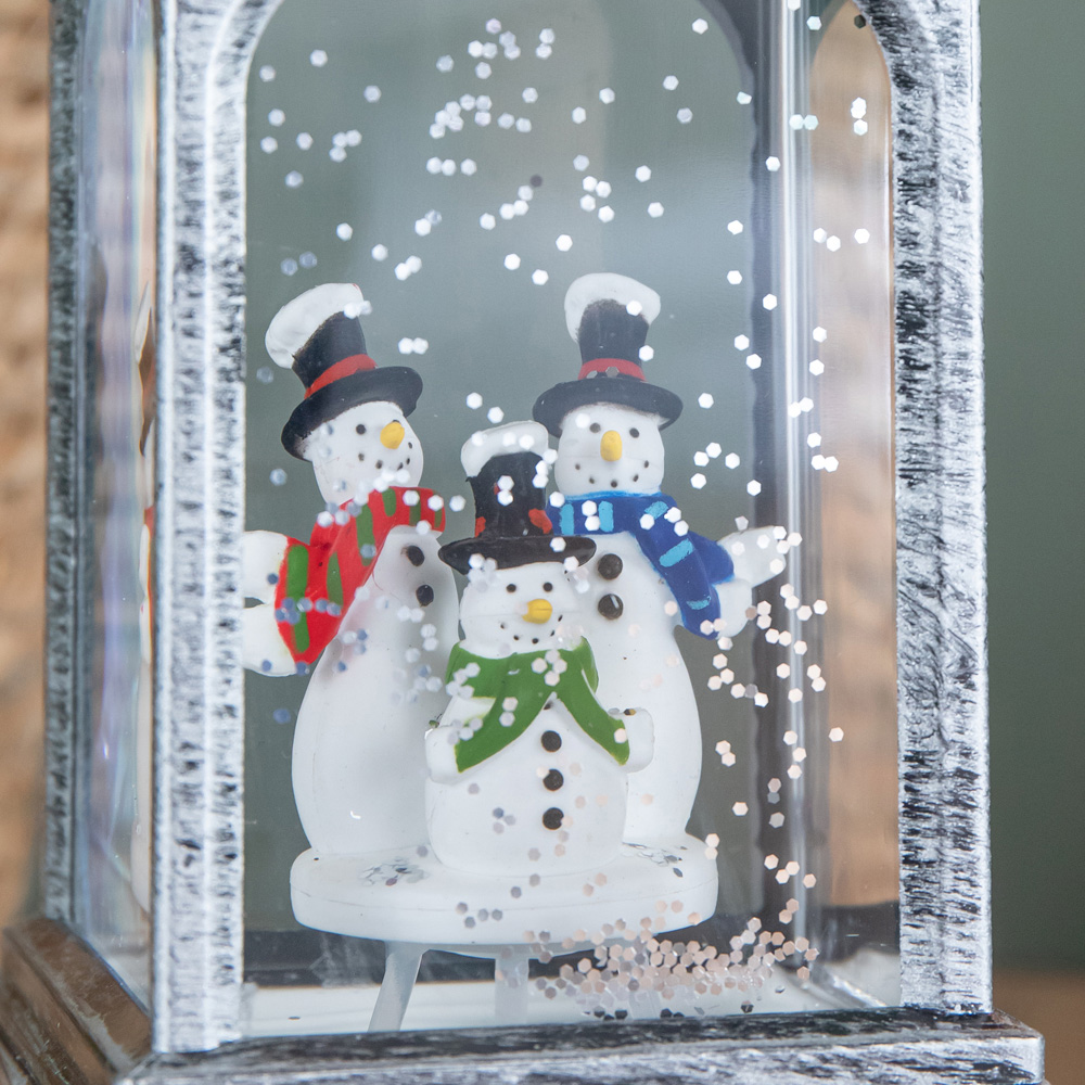 Samuel Alexander Dual Powered 3 Snowmen Water Spinner Christmas Decoration 20cm Image 6