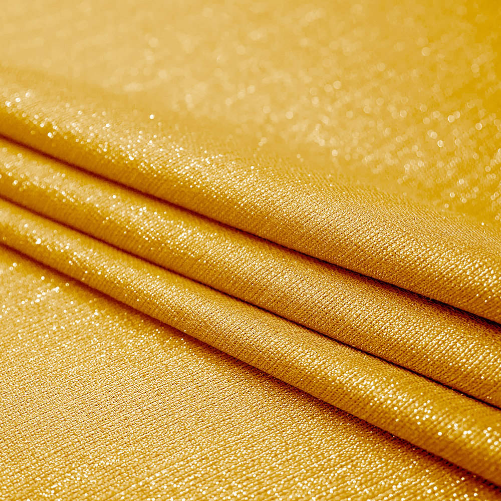 Velosso Alessandria Yellow Shimmer Voile Panel Curtain 137 x 229cm Image 3