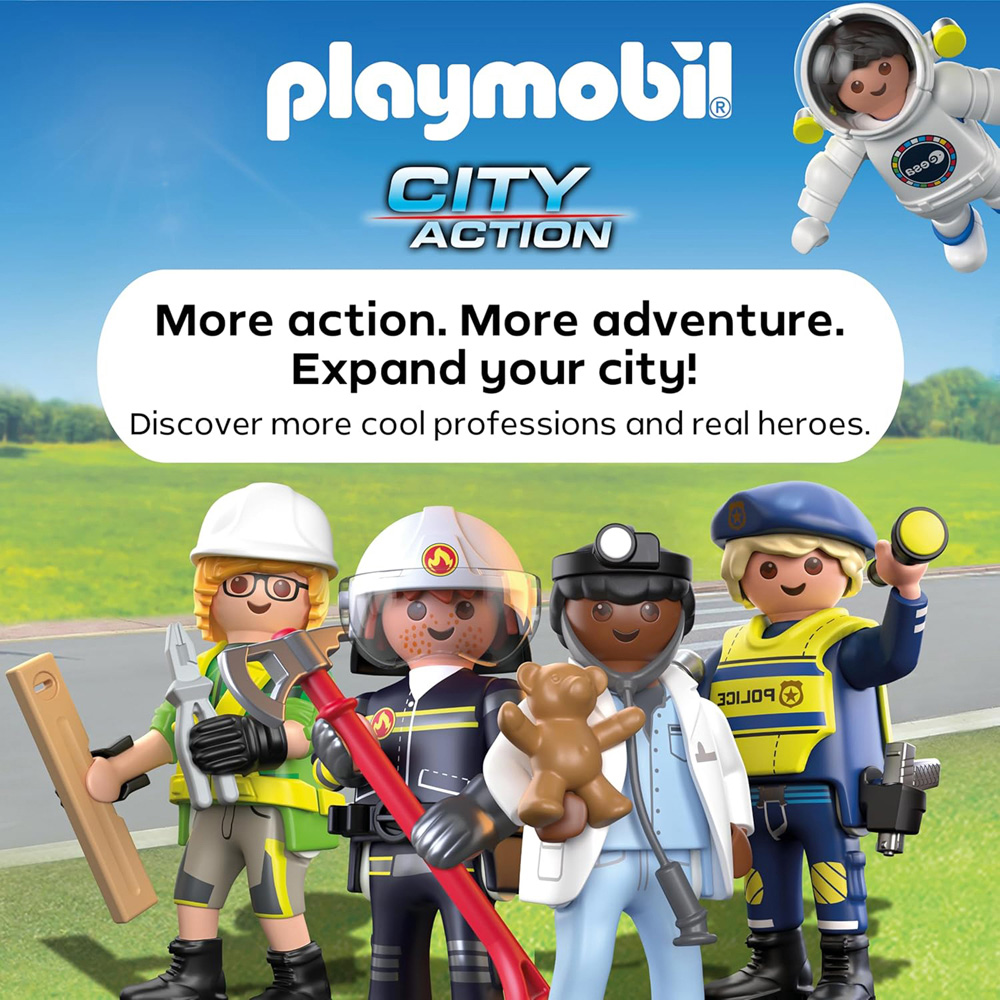 Playmobil Action Heroes Police Patrol Car Playset Image 8