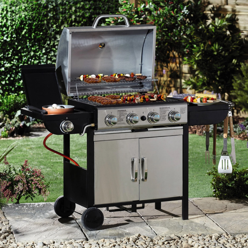 Blazebox 5 Gas Burner BBQ Carton Complete Kit Image 2