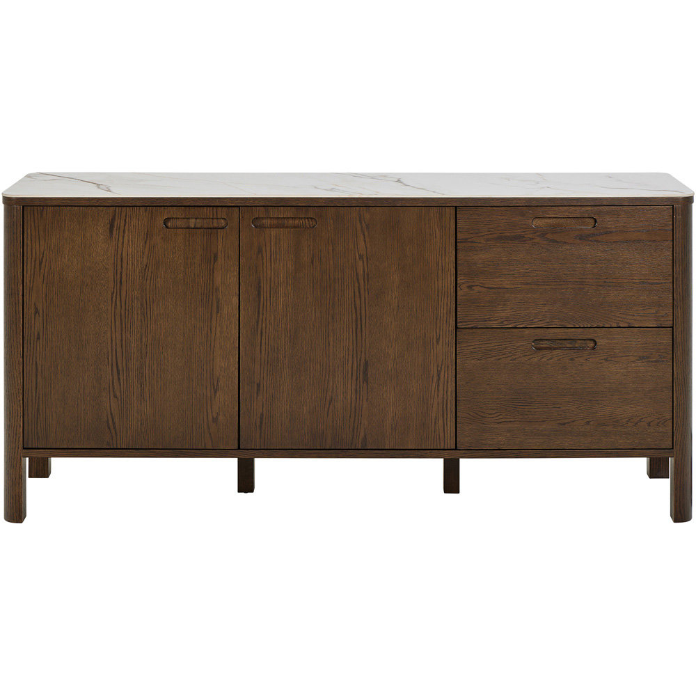 Florence Southampton 2 Door 2 Drawer Cream Ceramic Sideboard Image 3