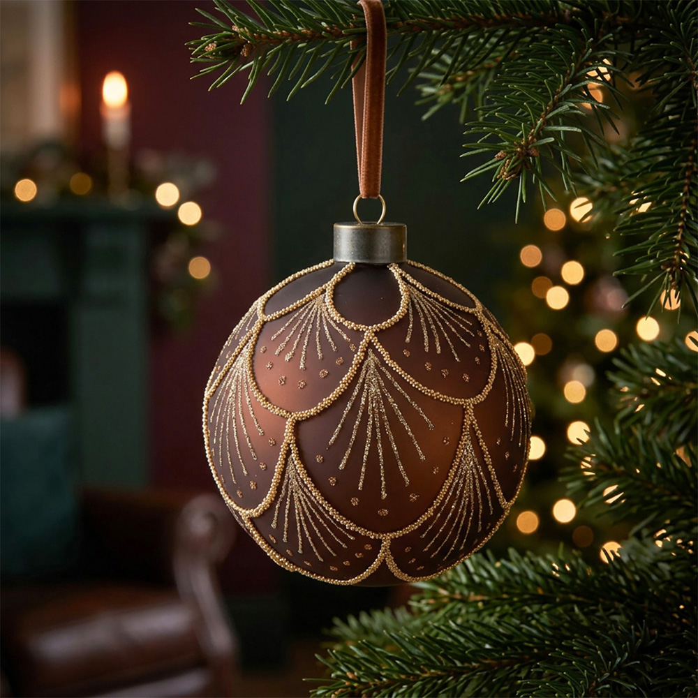 Antique Embossed Bauble Image 2