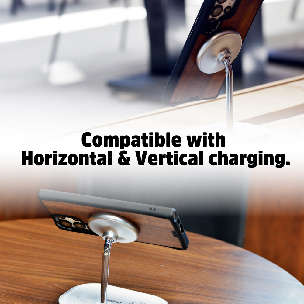 Energizer WCP303 3-in-1 White QI Wireless Charging Stand 15W Image 7