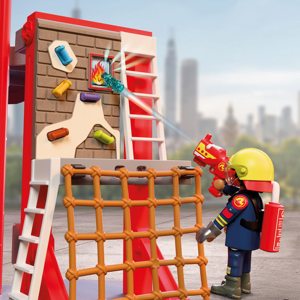 Playmobil Large Fire Station Play Set 201 Piece Image 9