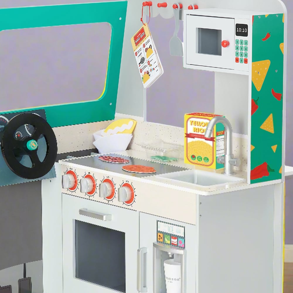 Teamson Kids 2-in-1 Taco Truck Play Set Image 6