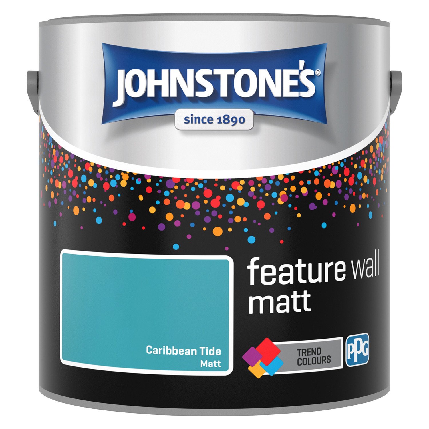 Johnstone's Feature Wall Walls & Ceilings Caribbean Tide Matt Paint 1.25L Image 2