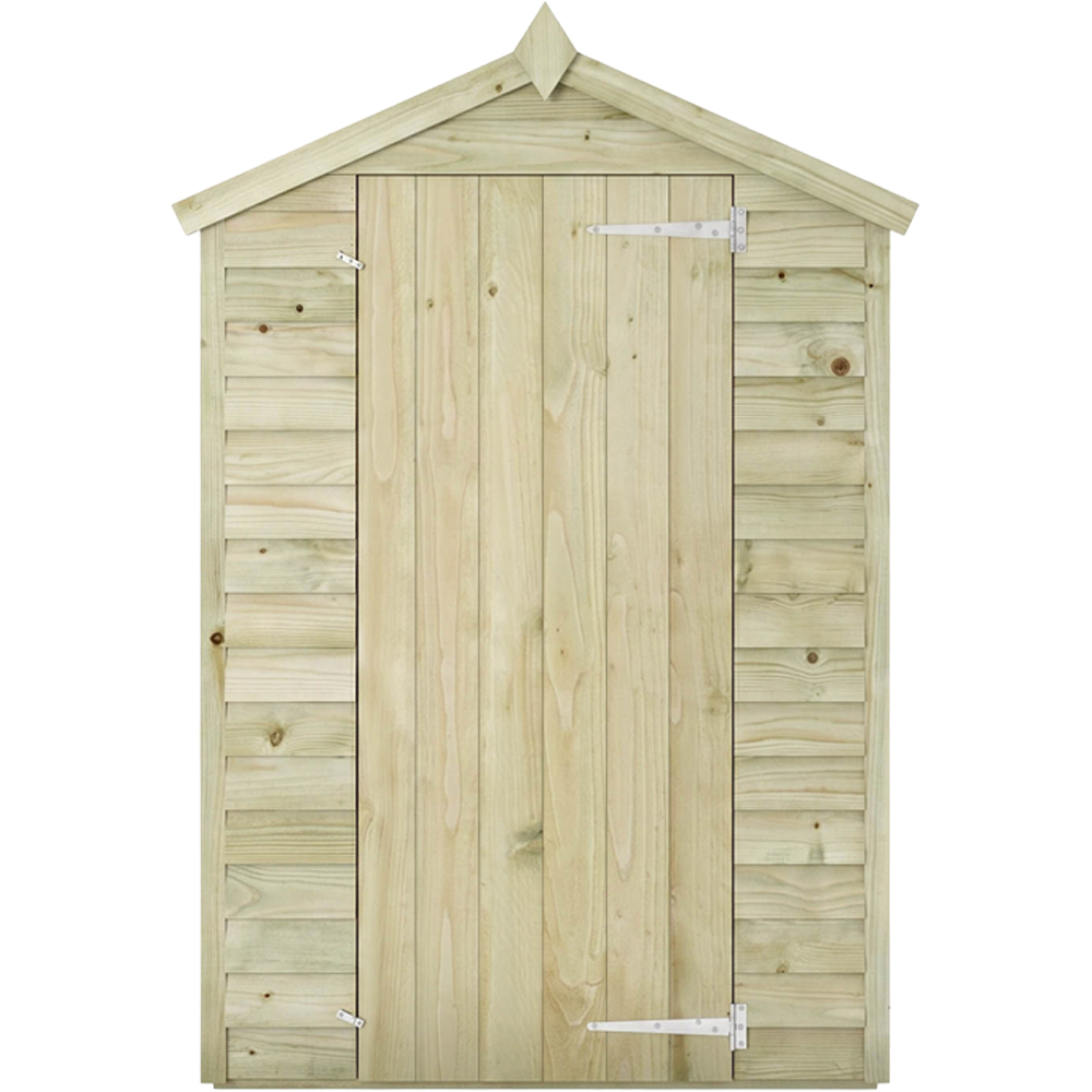 Mercia 3 x 4ft Overlap Apex Garden Shed Image 4