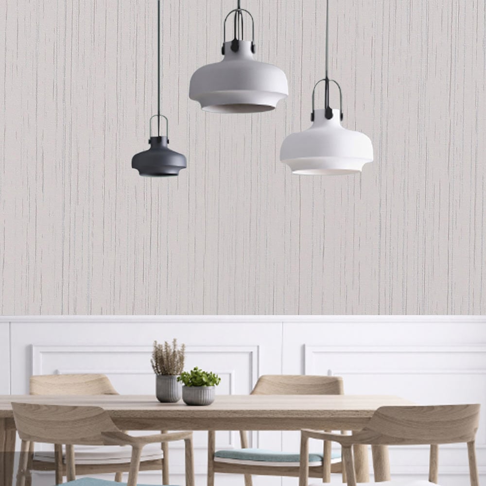Living and Home Beige Grey PVC Self Adhesive Wallpaper Image 2
