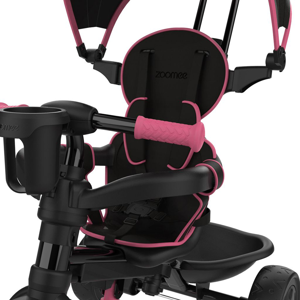 Zoomee Kids 4 in 1 Deluxe Pink Dust Multi Function Trike Image 7