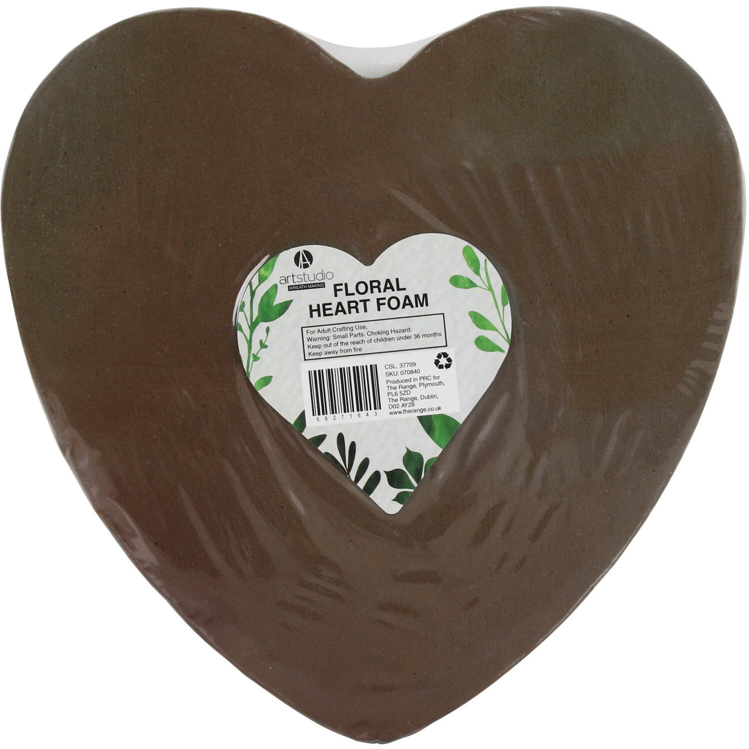 Art Studio Floral Heart Foam Image 1