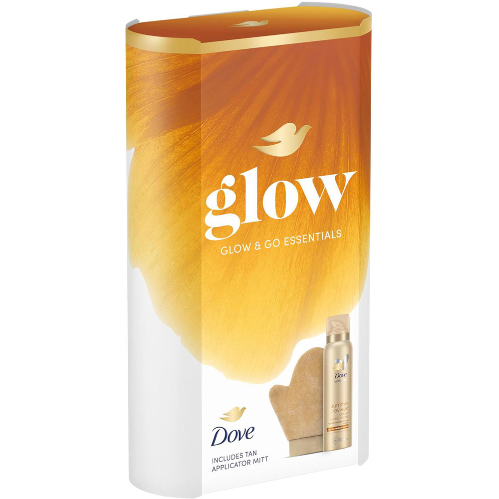 Dove Glow and Go Essentials Skincare Pamper Gift Set 200ml 2 Pack Image 4