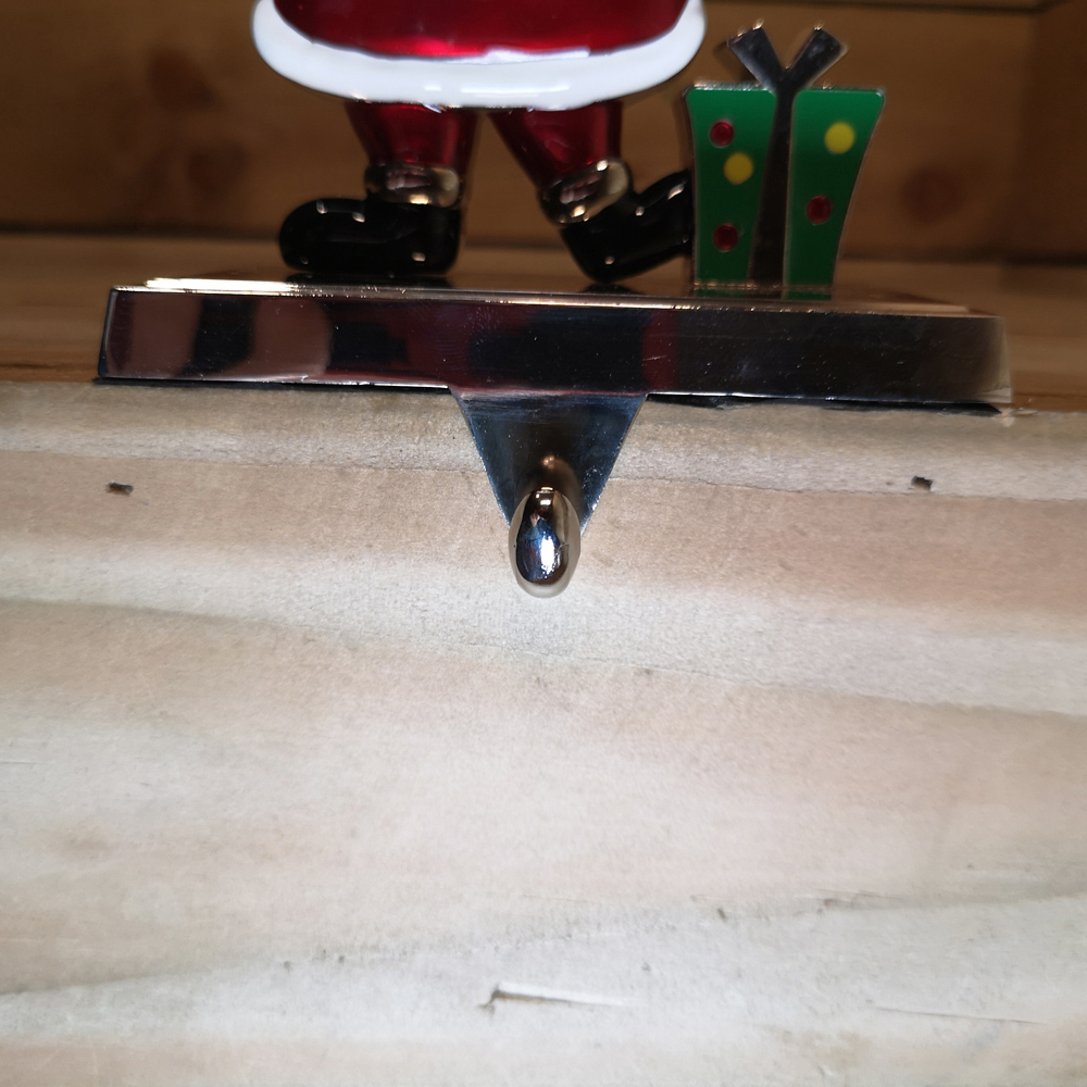 Samuel Alexander Santa and Festive Christmas Stocking Hanger Image 3