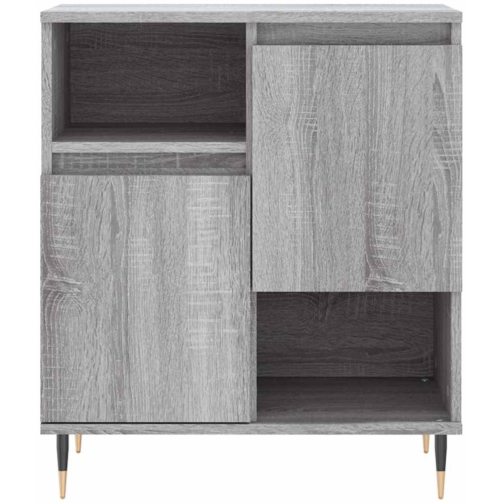 vidaXL 6 Door 6 Shelf Grey Sonoma Sideboard 3 Pack Image 6