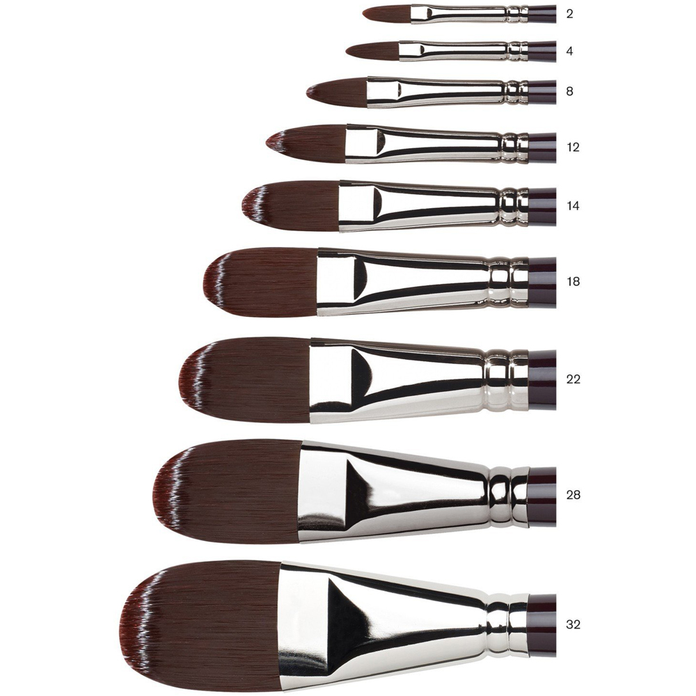 Winsor and Newton Galeria Filbert Brush - No. 12 Image 2