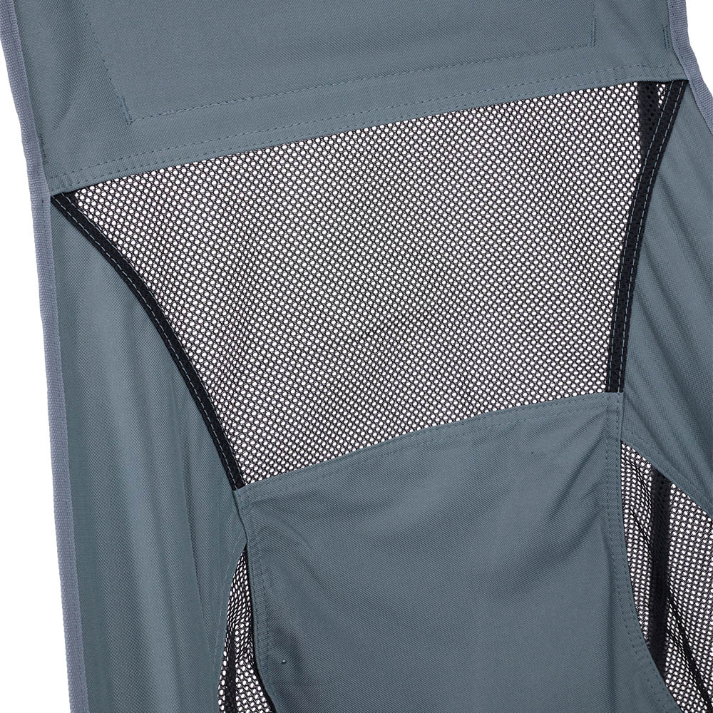 Living and Home Grey High Back Foldable Camping Chair Image 6