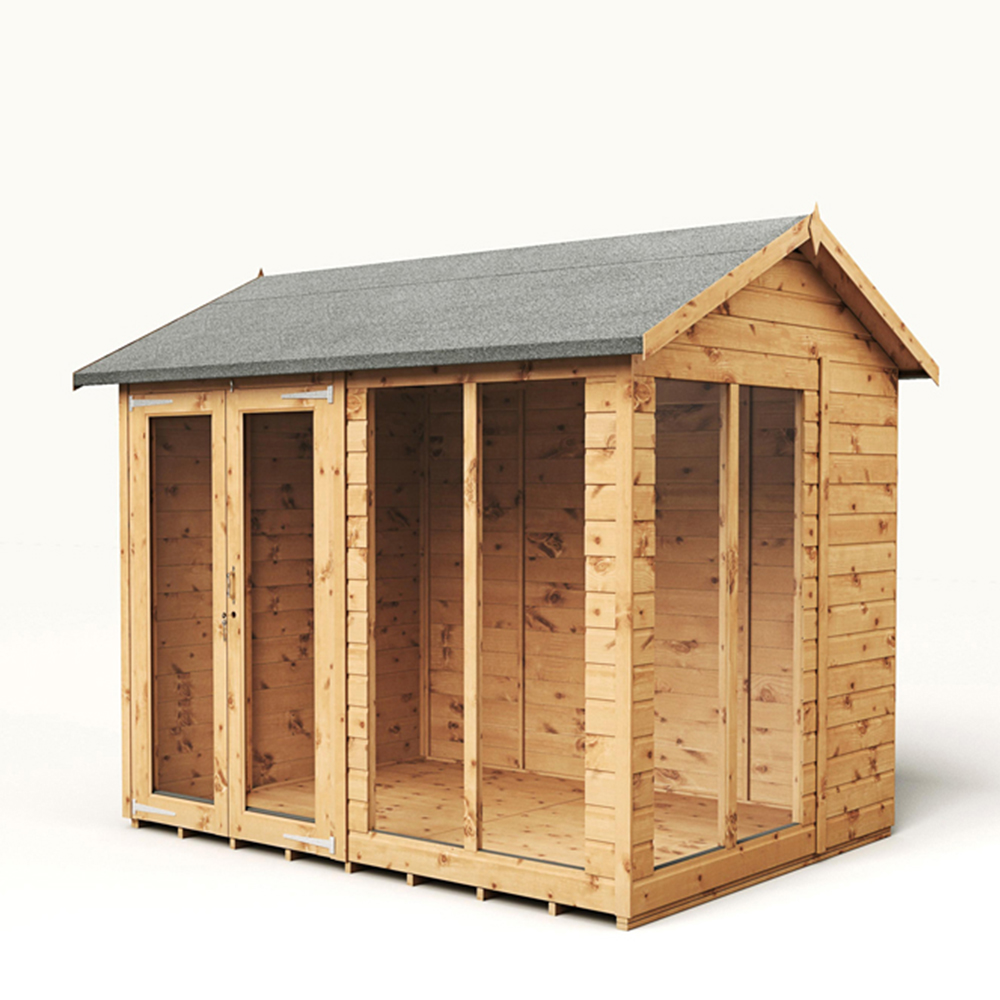 Empire Sheds 6 x 8ft Double Door Tongue and Groove Wooden Apex Garden Shed Image 2