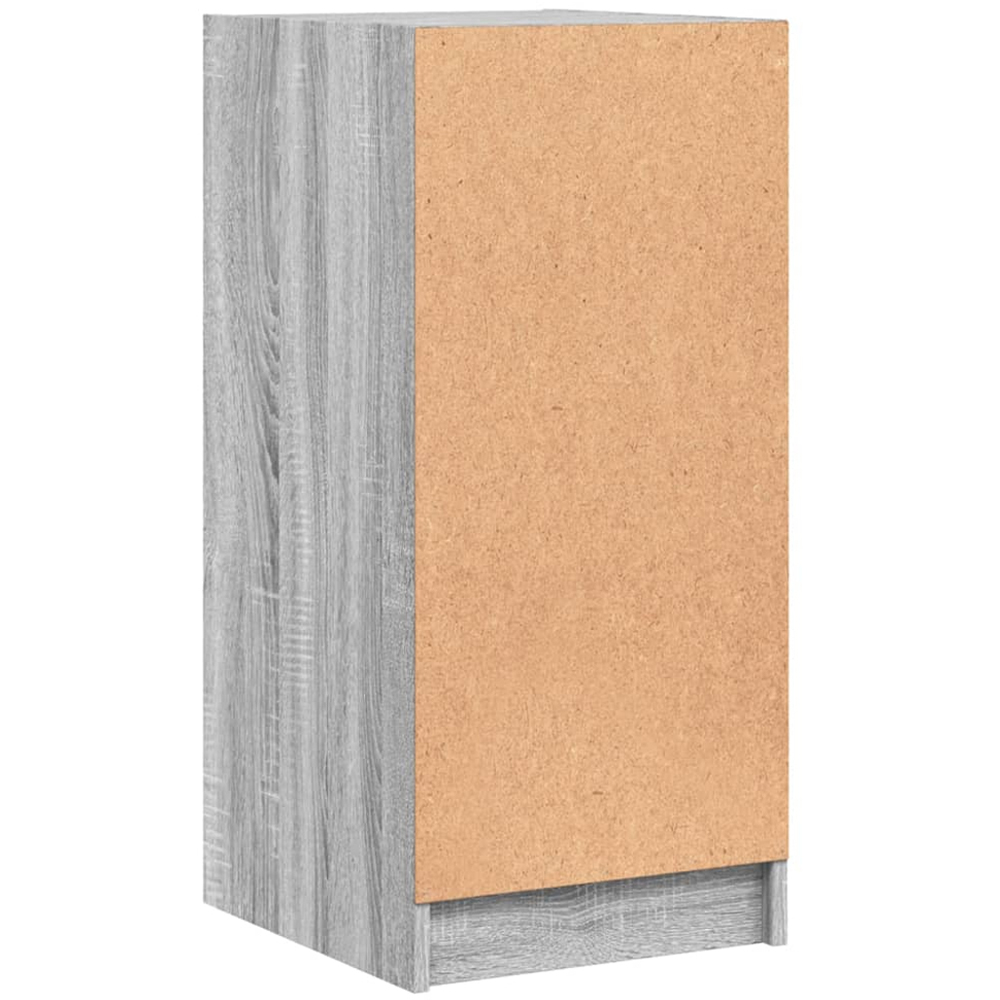 vidaXL 4 Shelf Smoked Oak Wooden TV Cabinet Image 7